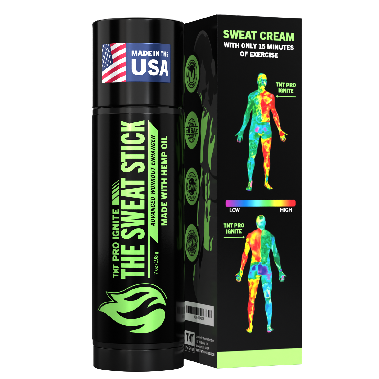 Large Hemp Sweat Stick 7 oz